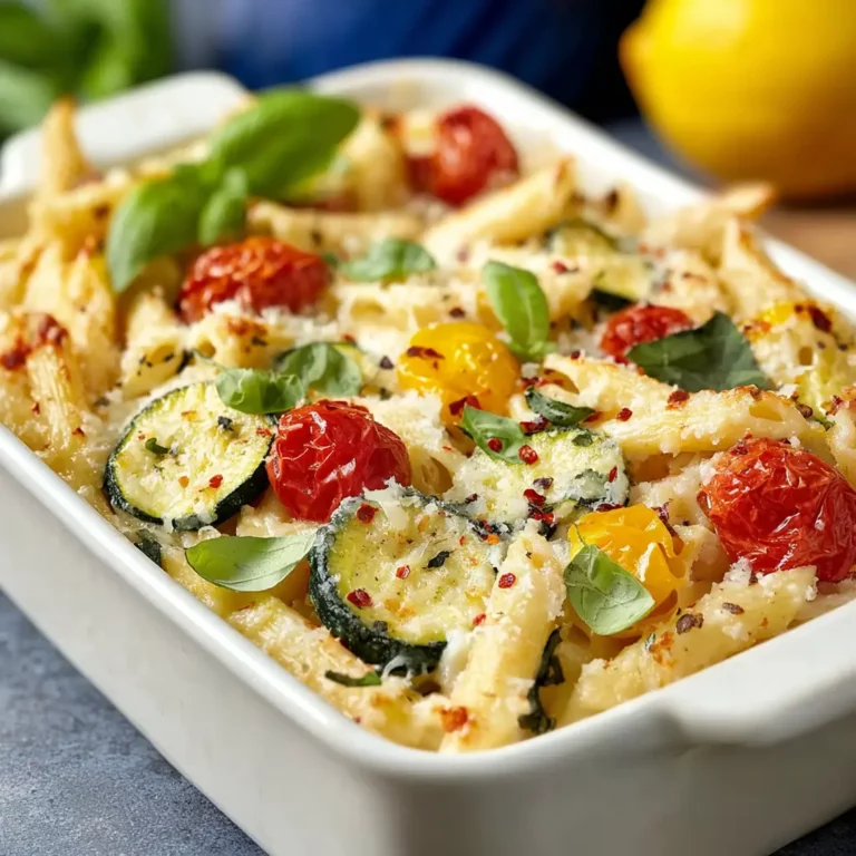 Healthy Baked Feta Pasta