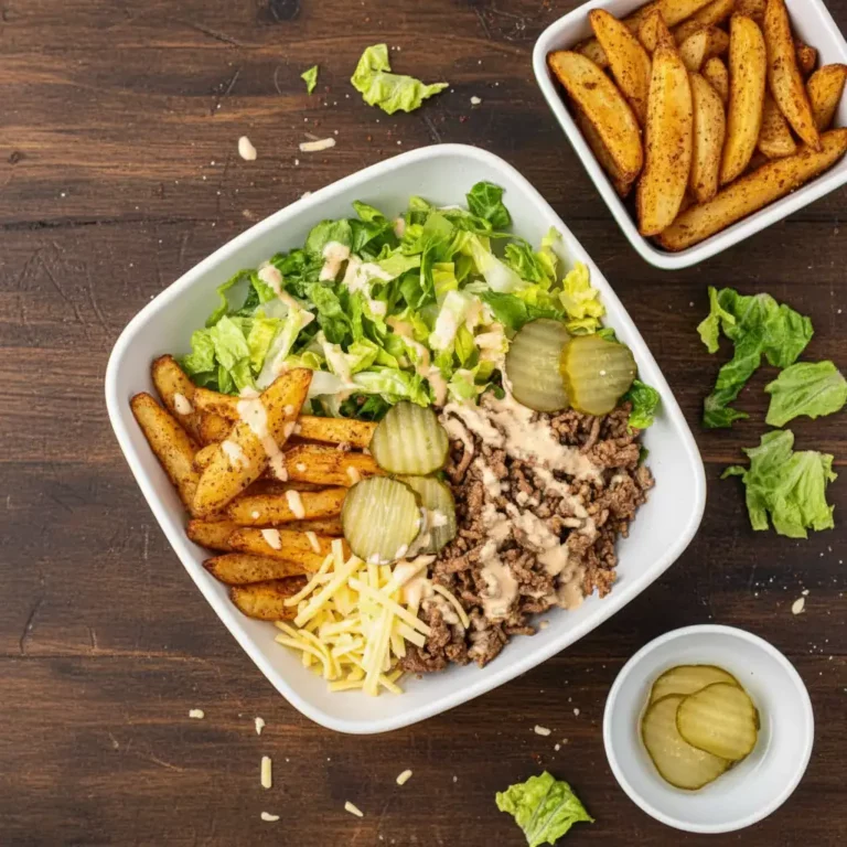 Healthy Burger Bowls