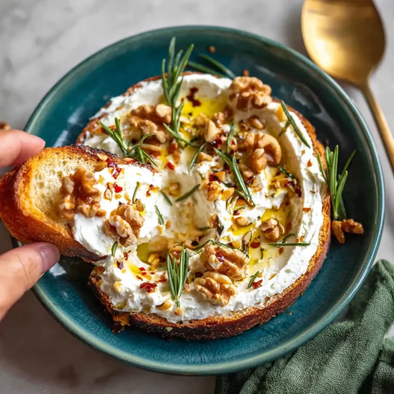 Hot Honey Ricotta Dip
