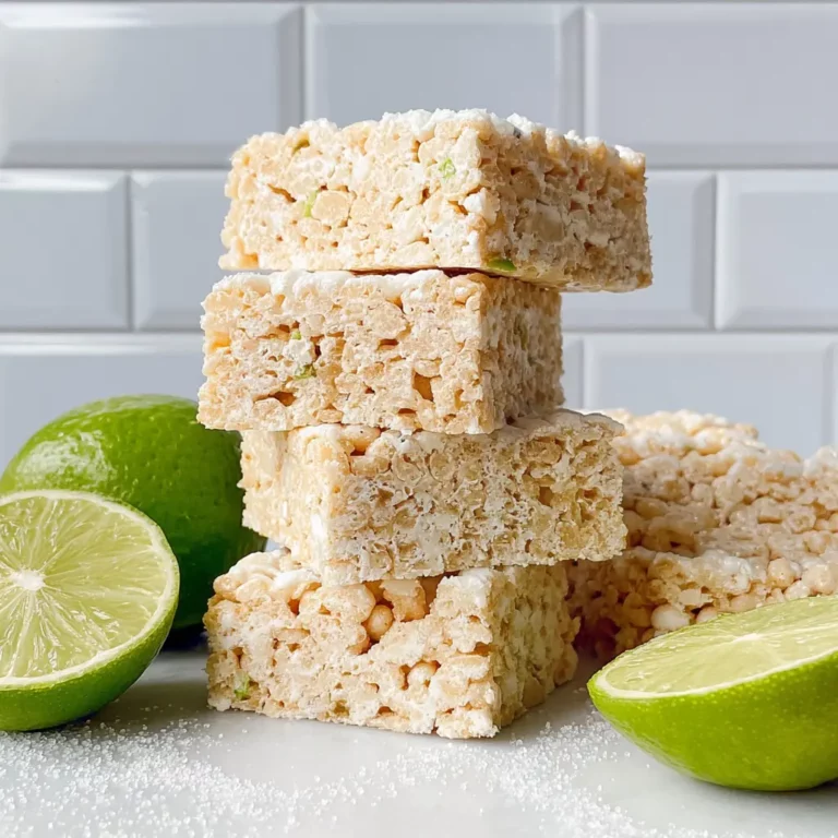 Key Lime Pie Rice Krispie Treats