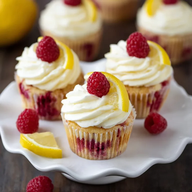 Lemon Raspberry Cupcakes