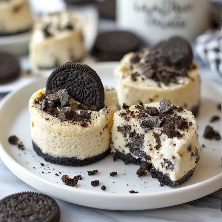 Mini Oreo Cheesecakes