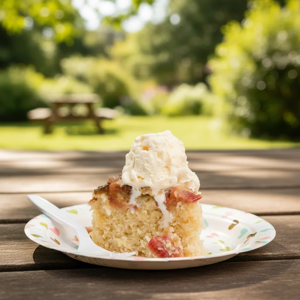 Neighbor Food Rhubarb Cake