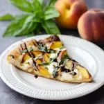 Peach Naan Pizza