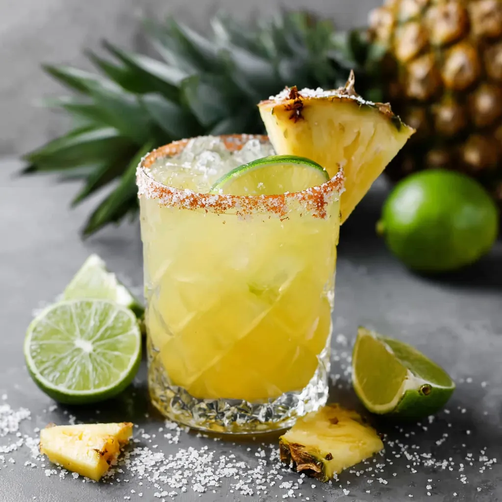 Pineapple Margarita Mocktail