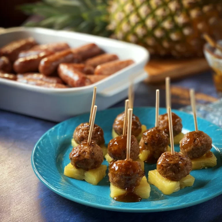Pineapple Meatball Appetizer