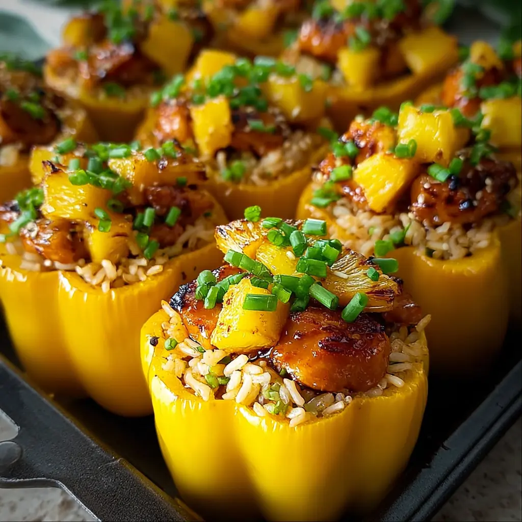 Pineapple Stuffed Peppers