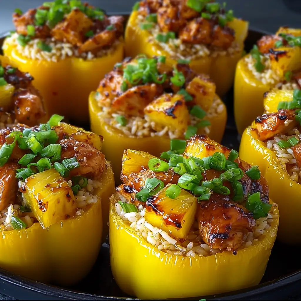 Pineapple Stuffed Peppers