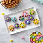 Pretzel Flower Bites