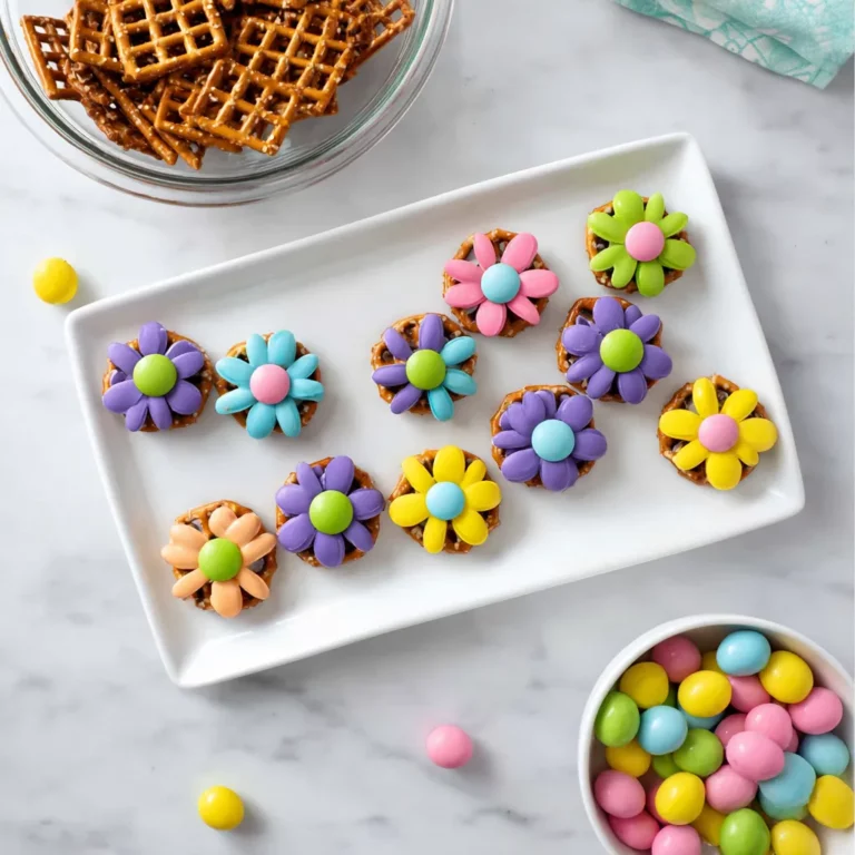 Pretzel Flower Bites