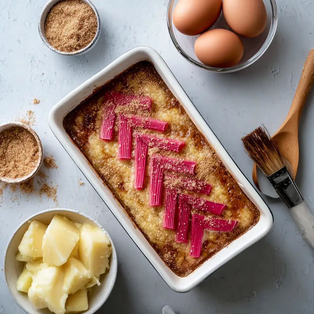 Rhubarb Almond Pound Cake: Amazing Easy Dense Cake Recipe 4 Rhubarb Almond Pound Cake