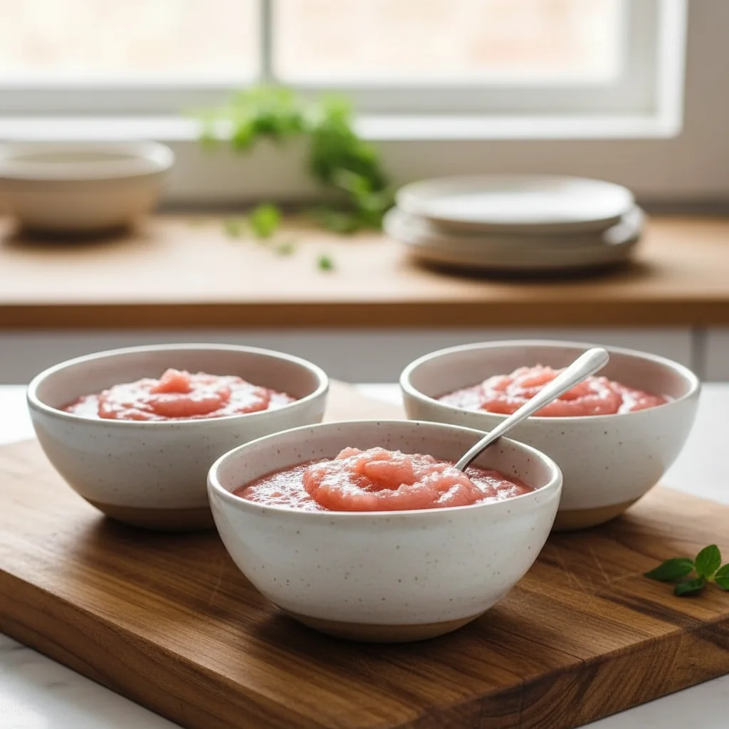 Rhubarb Applesauce