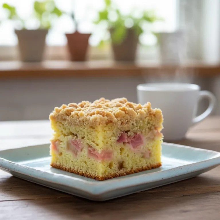 Rhubarb Buckle