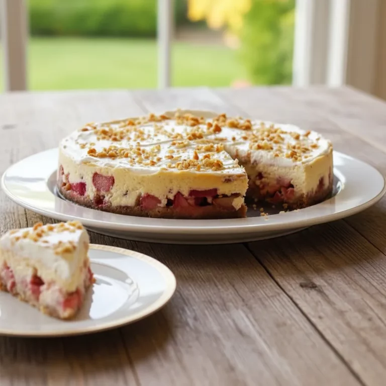 Rhubarb Cheesecake