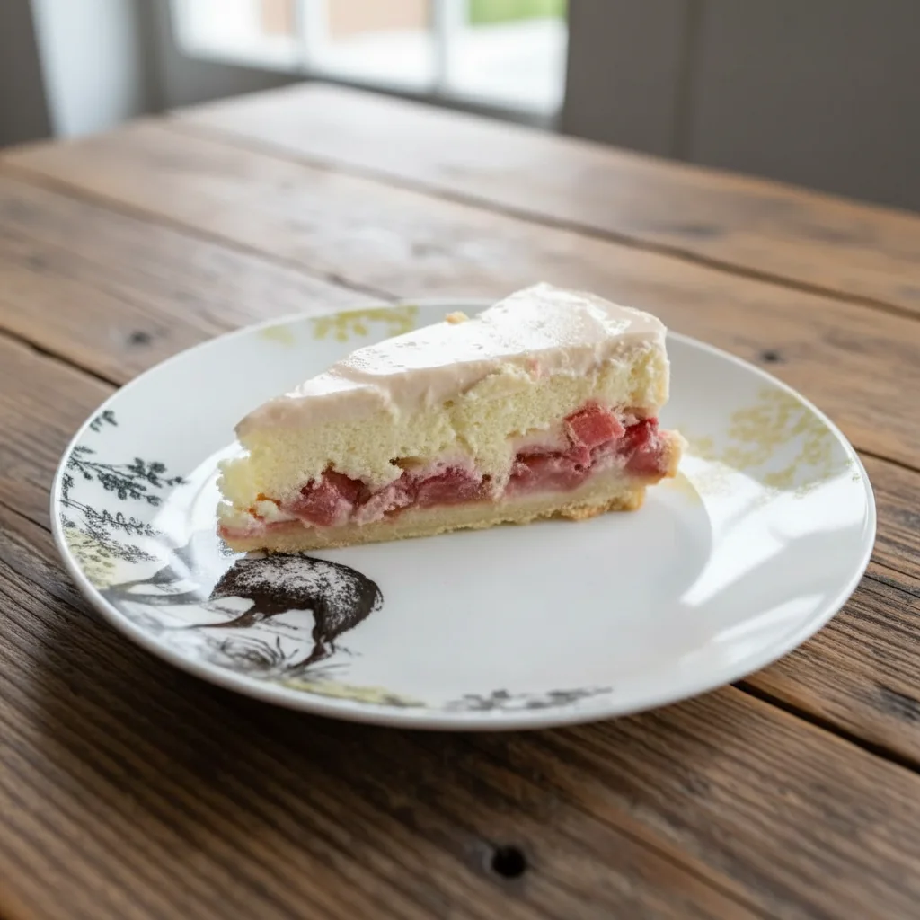 Rhubarb Cheesecake: A Stunning Sweet Treat with Tangy Flavor 4 Rhubarb Cheesecake