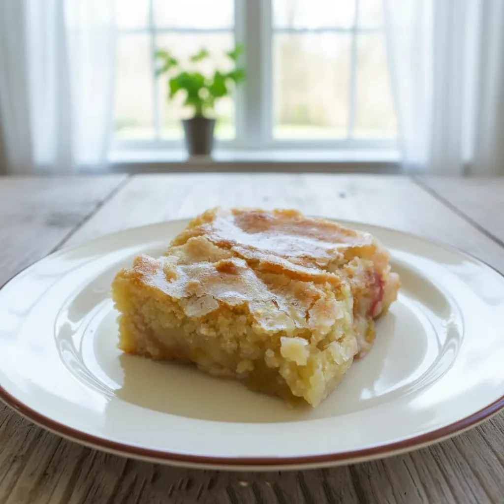 Rhubarb Pudding Cake