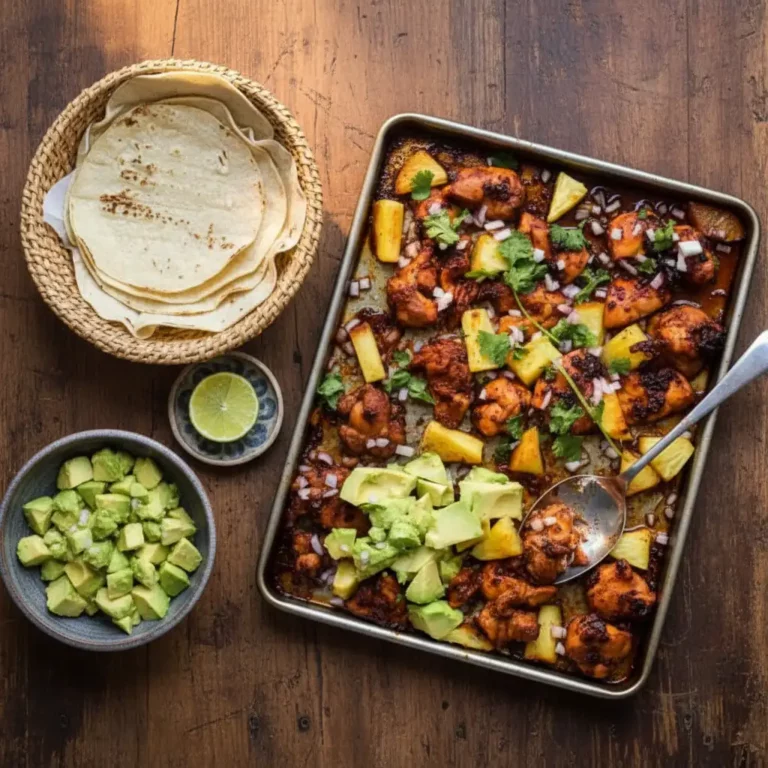 Sheet Pan Chicken Tacos