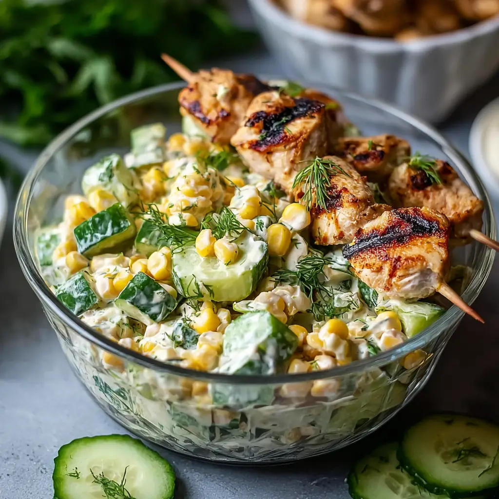 Street Corn Cucumber Chicken Salad – Amazing Ultimate Recipe 4 Street Corn Cucumber Chicken Salad