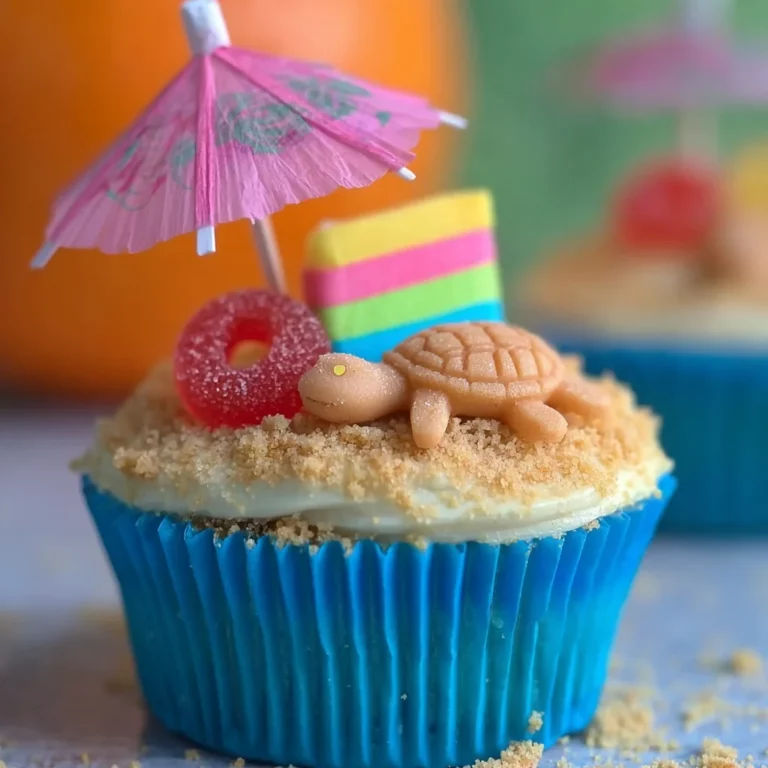 Summer Beach Party Cupcakes