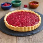 Sweet Rhubarb Custard Tart