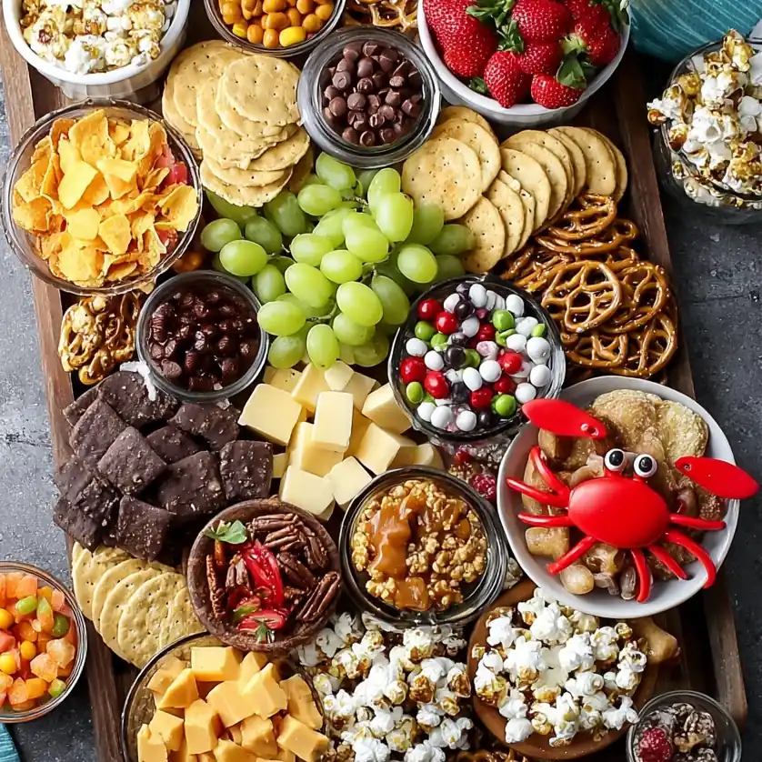 Sweet and Salty Snack Board