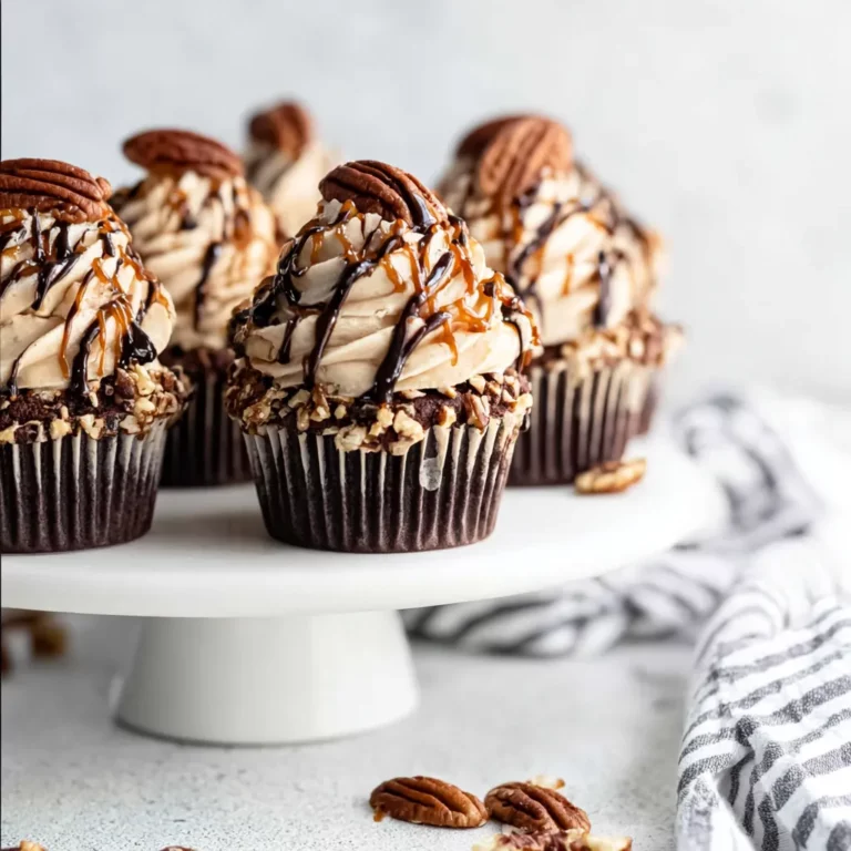 Turtle Chocolate Cupcakes