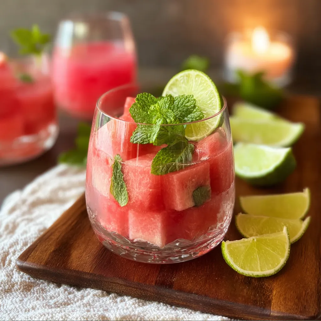 Watermelon Mint Mocktail