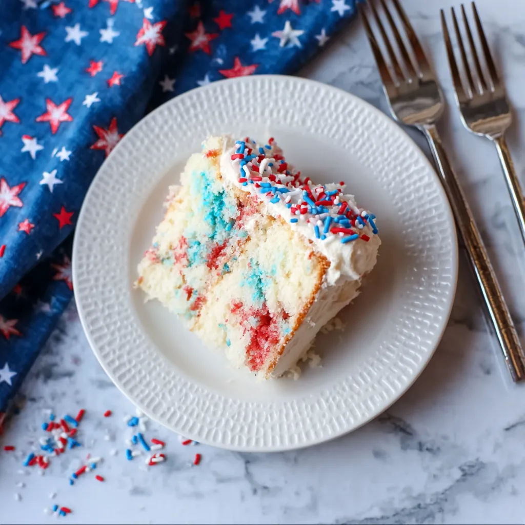 4th of July Poke Cake