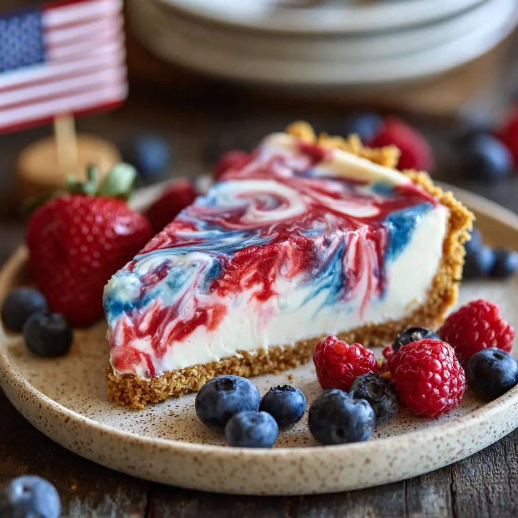 4th of July Swirl Pie