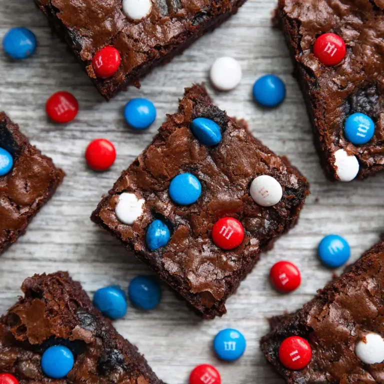 4th of July brownies