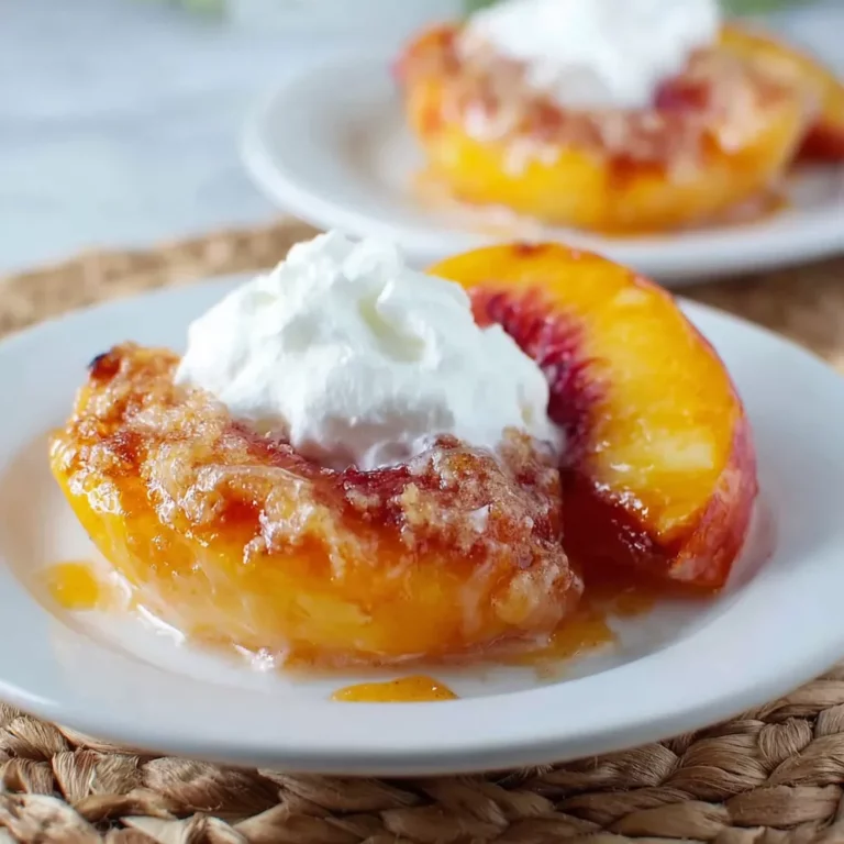 Air Fryer Grilled Peaches