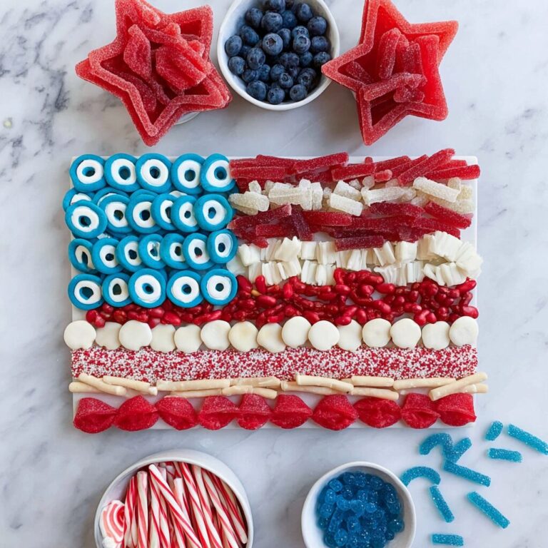 American Flag Candy Board