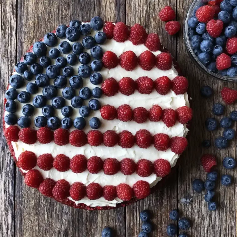 American Flag Fruit Pizza