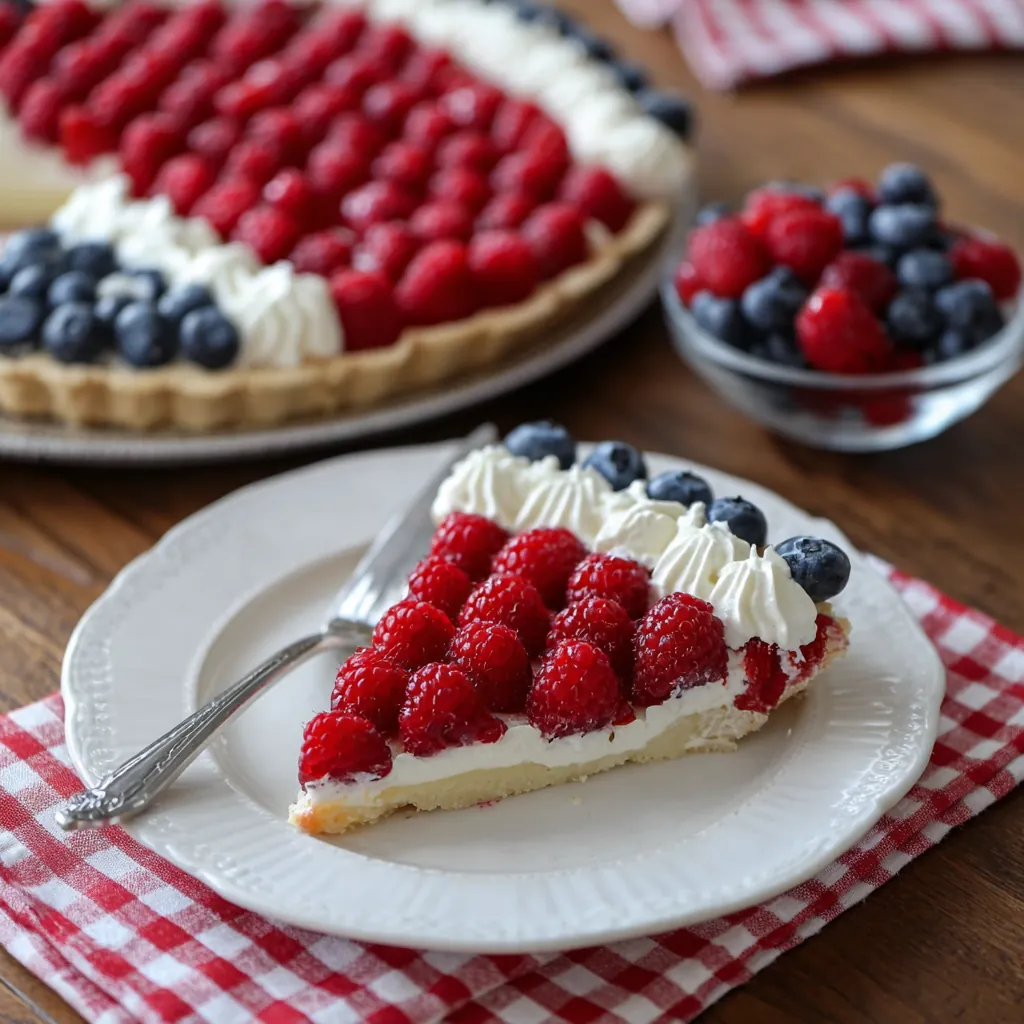 American Flag Fruit Pizza