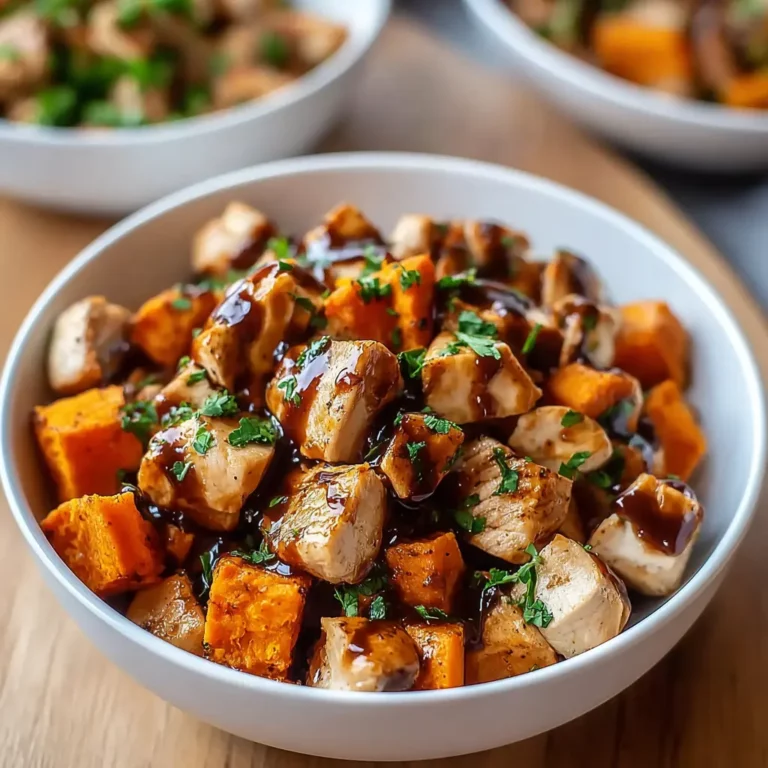 BBQ Chicken Sweet Potato Bowl