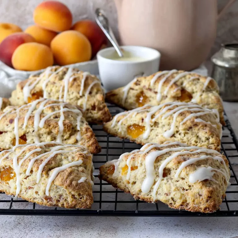 Baked Peach Scones