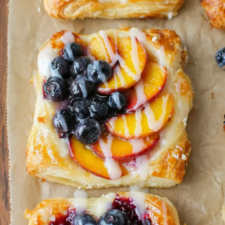 Blueberry Peach Tart