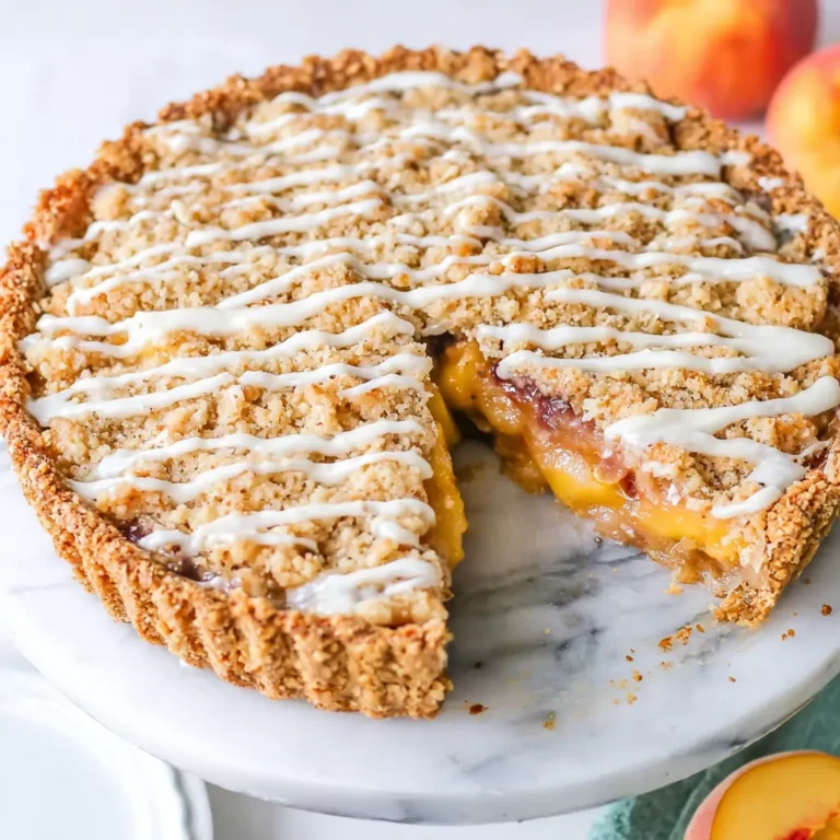 Brown Butter Peach Tart