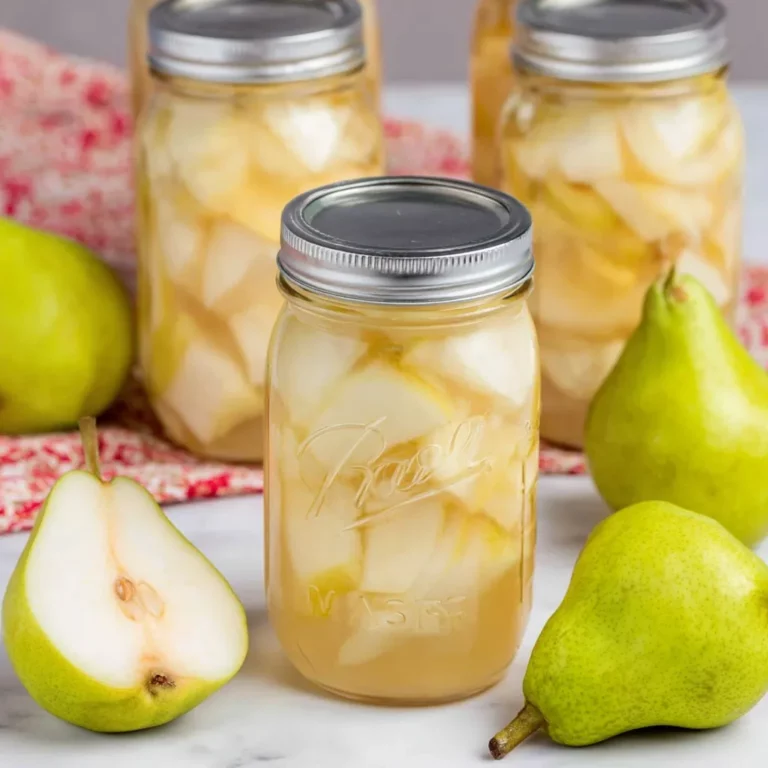 Canning Pears