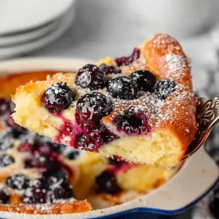 Cherry Blueberry Clafoutis