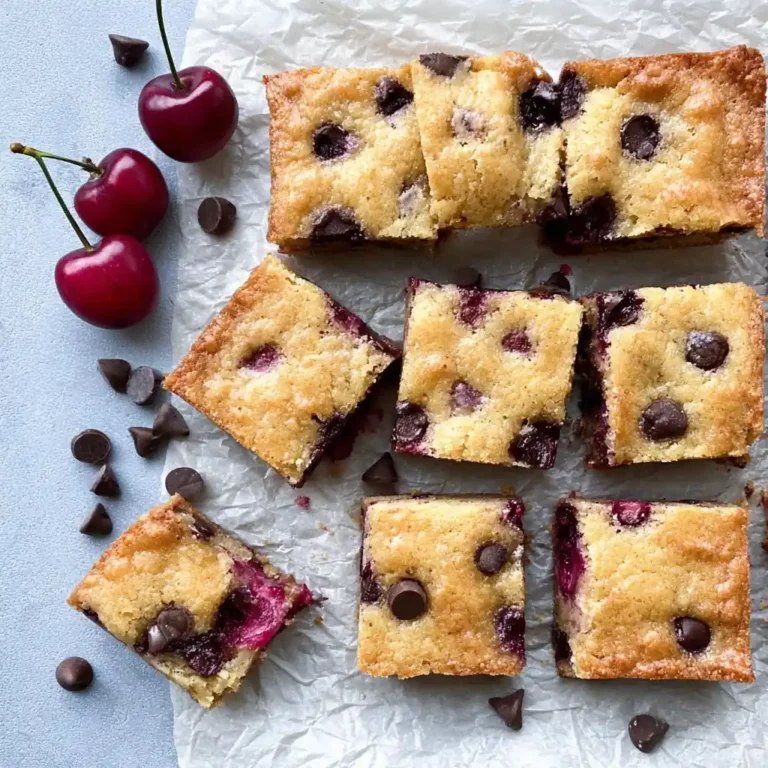 Cherry Chocolate Chip Blondies