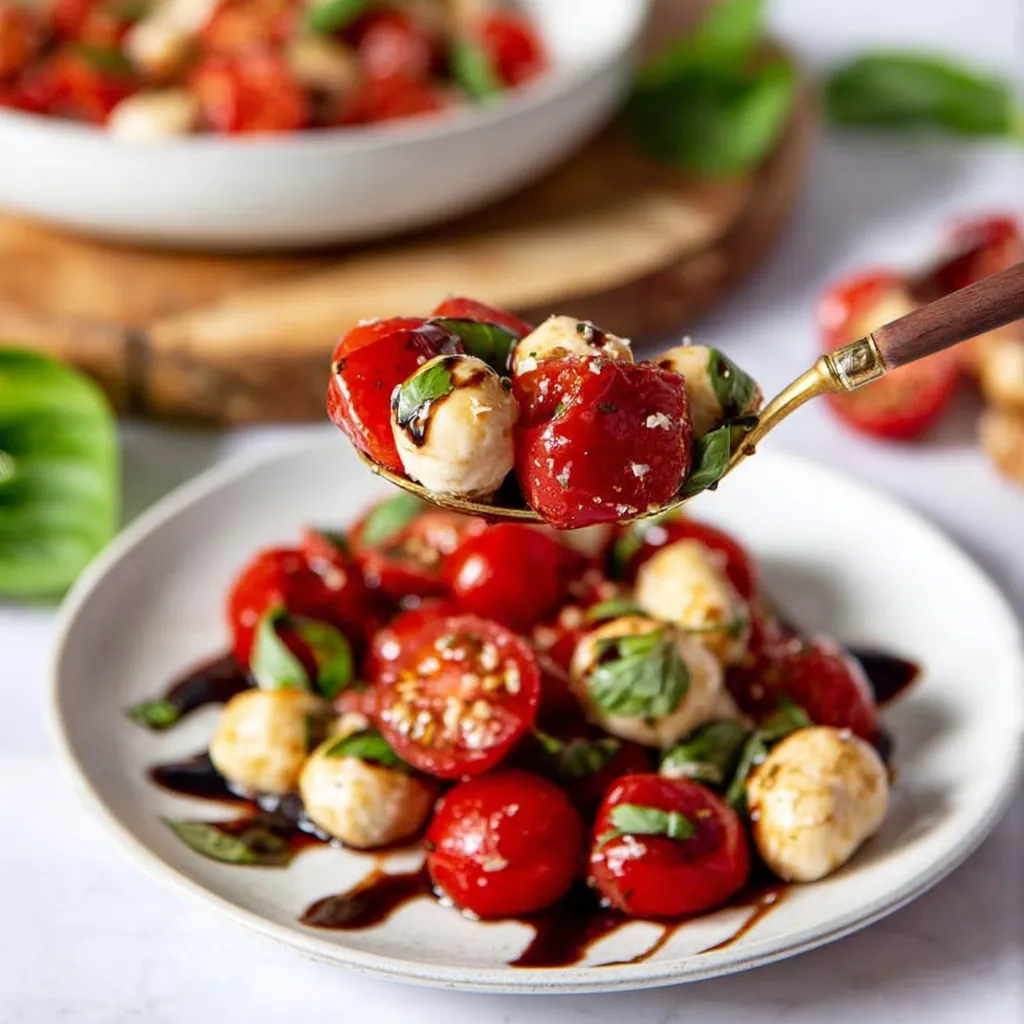 Cherry Tomato Caprese Salad