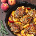 Chicken with Peaches