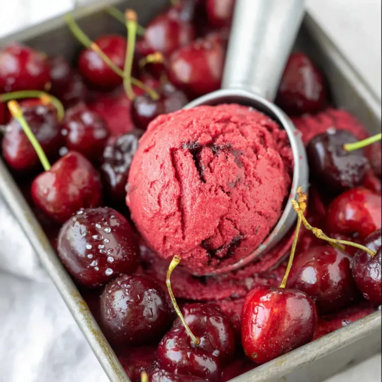 Fresh Cherry Sorbet