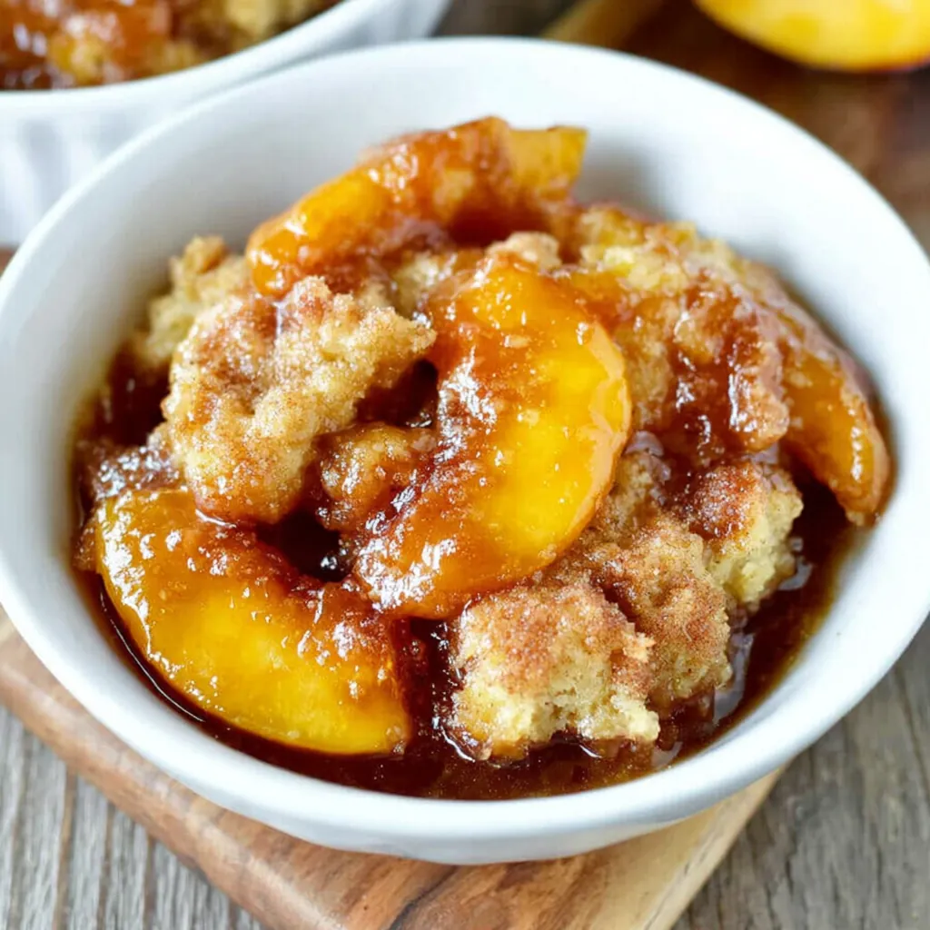 Fresh Peach Cobbler Bake