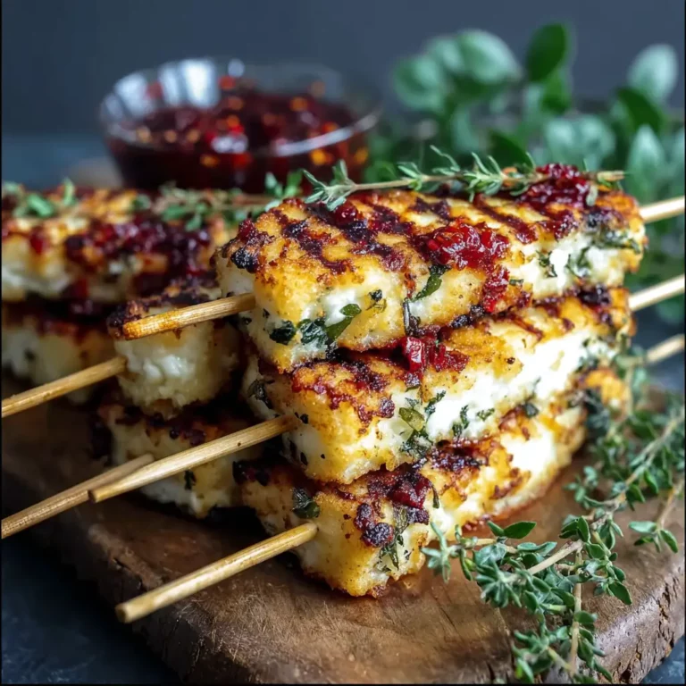 Grilled Halloumi Skewers