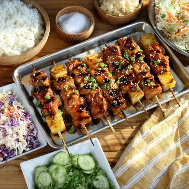 Hawaiian Chicken Kabobs
