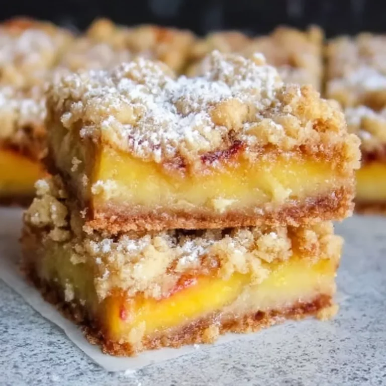 Heavenly Summer Peach Bars