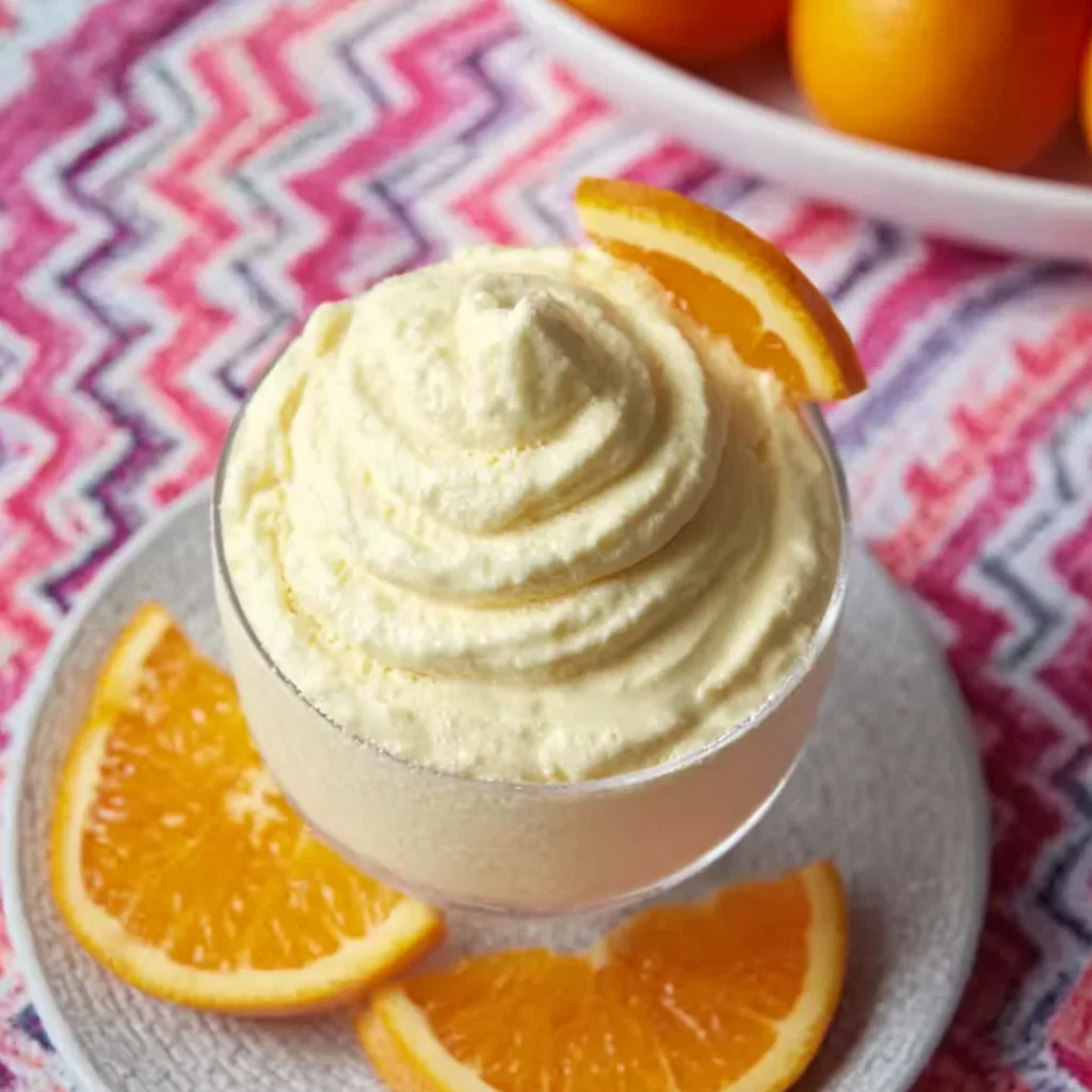 Homemade Orange Dole Whip