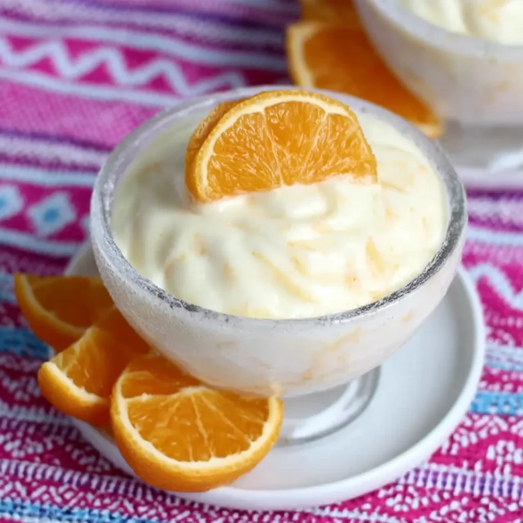 Homemade Orange Dole Whip